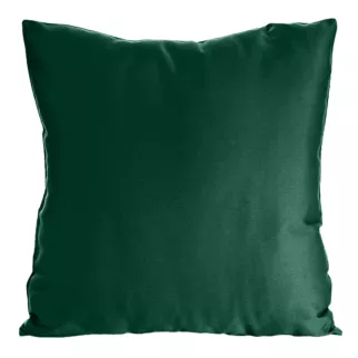 Poszewka na poduszkę 40x40 cm z satyny bawełnianej ciemnozielona NOVA Eurofirany