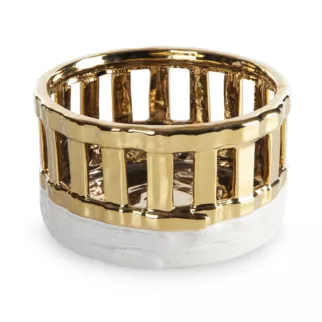 Misa dekoracyjna MAELA w złoto białej kolorystyce