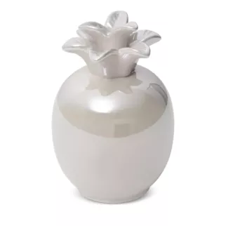 Figurka ceramiczna SIMONA 3 perłowy ananas Eurofirany