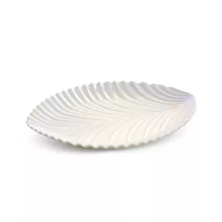 Patera dekoracyjna o perłowym odcieniu NELA Eurofirany