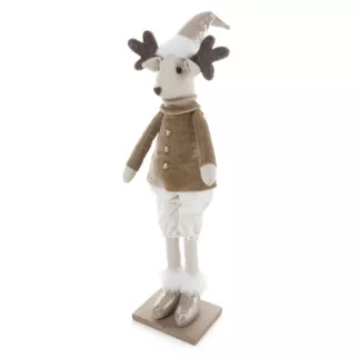 Figurka dekoracyjna świąteczna uroczy Jelonek Eurofirany