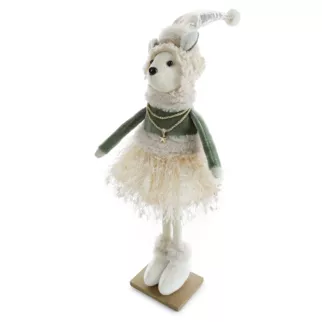 Figurka świąteczna w pastelowych odcieniach Eurofirany