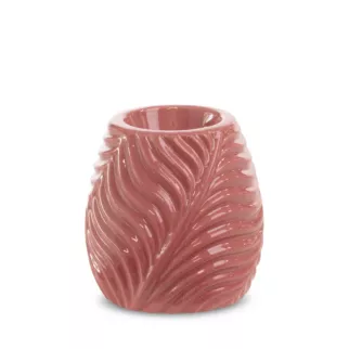 Świecznik ceramiczny SENA z wytłaczanym wzorem