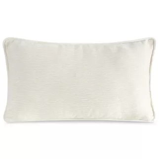 Poszewka na poduszkę 30x50 cm kremowa z szenilowej garbowanej tkaniny ROSI Eurofirany