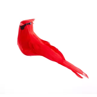 Dekoracyjna ozdoba PTAK z piórami Eurofirany