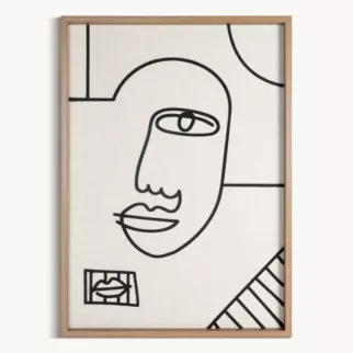 Obraz ABSTRAKCIA nadruk na płótnie oprawiony w ramę Eurofirany