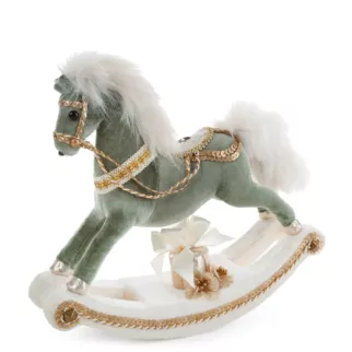 KONIK NA BIEGUNACH - figurka świąteczna Eurofirany