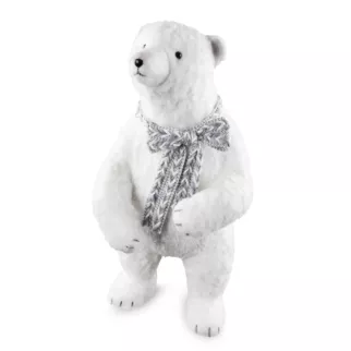 NIEDŹWIEDZ duża figurka dekoracyjna świąteczna Eurofirany