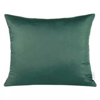 Poszewka na poduszkę 50x70 cm z satyny bawełnianej ciemnozielona DINA Eurofirany