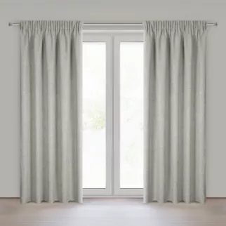 Zasłona ciemnobeżowa w stylu eko 140x270 cm taśma JULA2 Eurofirany