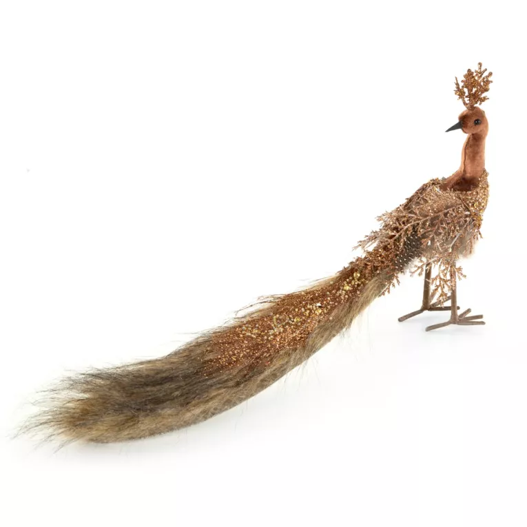 PAW z dużym futrzanym ogonem figurka świąteczna dekoracyjna Eurofirany