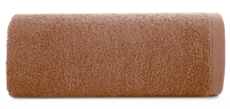 Ręcznik kąpielowy 50x100 cm bawełniany kolor brązowy 500 g/m2 GŁADKI 2 Eurofirany