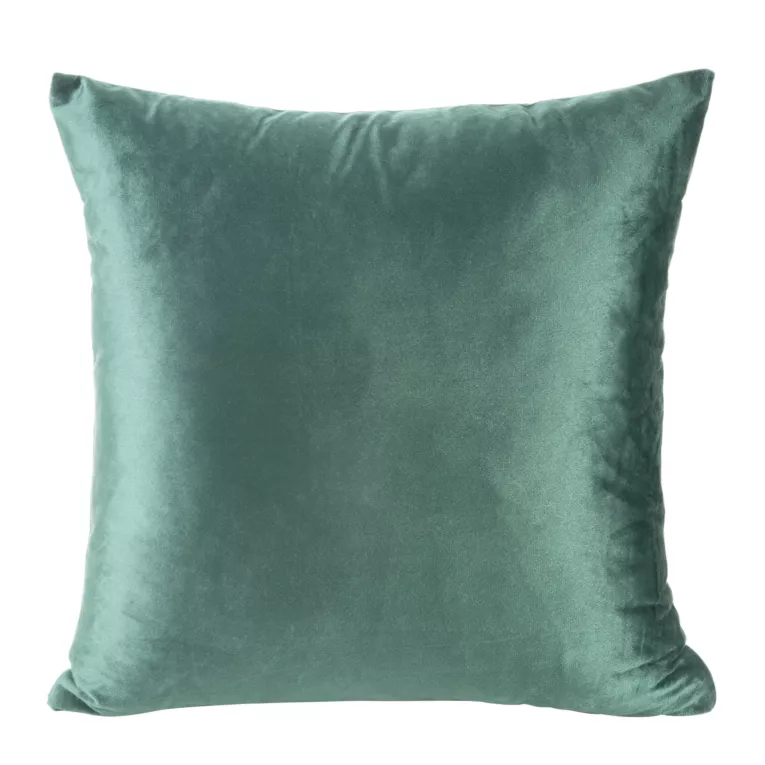 Poszewka na poduszkę 40x40 cm welwetowa z połyskiem miękka i puszysta ciemnozielona MELANIE Eurofirany