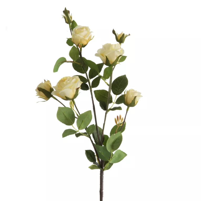 Kwiat sztuczny dekoracyjny RÓŻA Eurofirany