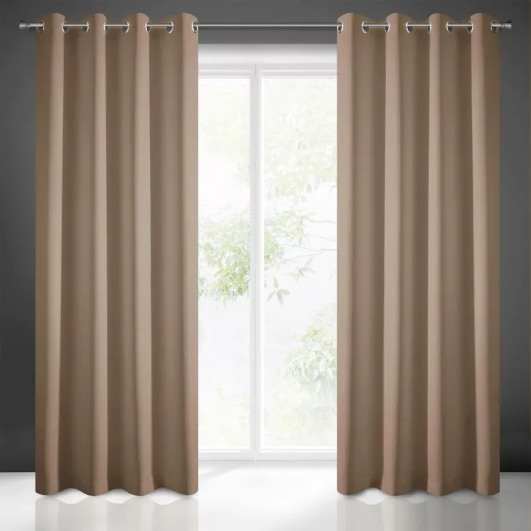 Zasłona EVITA z matowej tkaniny Eurofirany