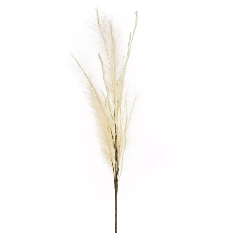 Sztuczna gałązka dekoracyjna MISKANT kremowa Eurofirany