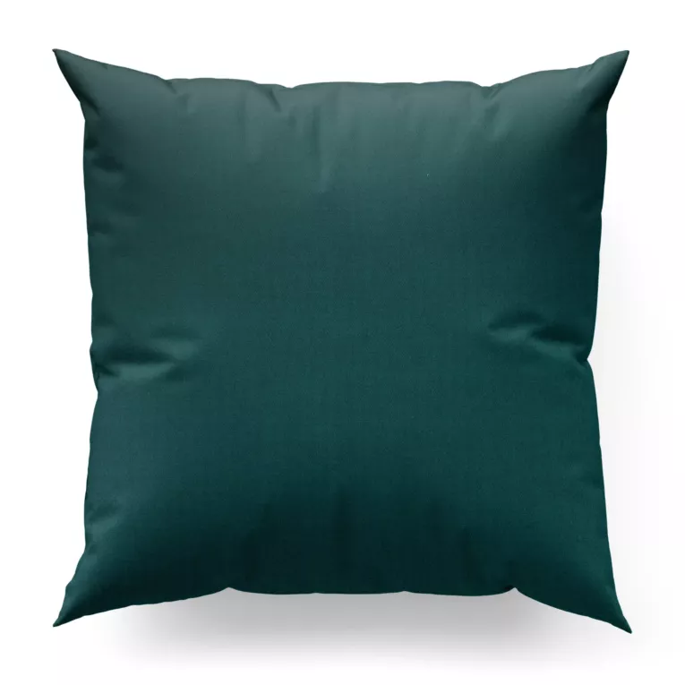 Poszewka szyta DORA - HIT turkusowa z miękkiej tkaniny o welurowej strukturze