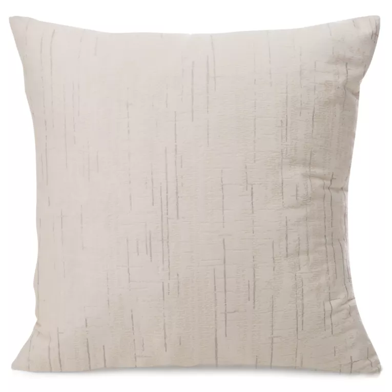 Poszewka na poduszkę 40x40 cm welwetowa z efektem cieniowania kremowa MARSALA Eurofirany