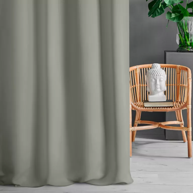 Tkanina zasłonowa zaciemniająca  typu dimout półmatowa Eurofirany