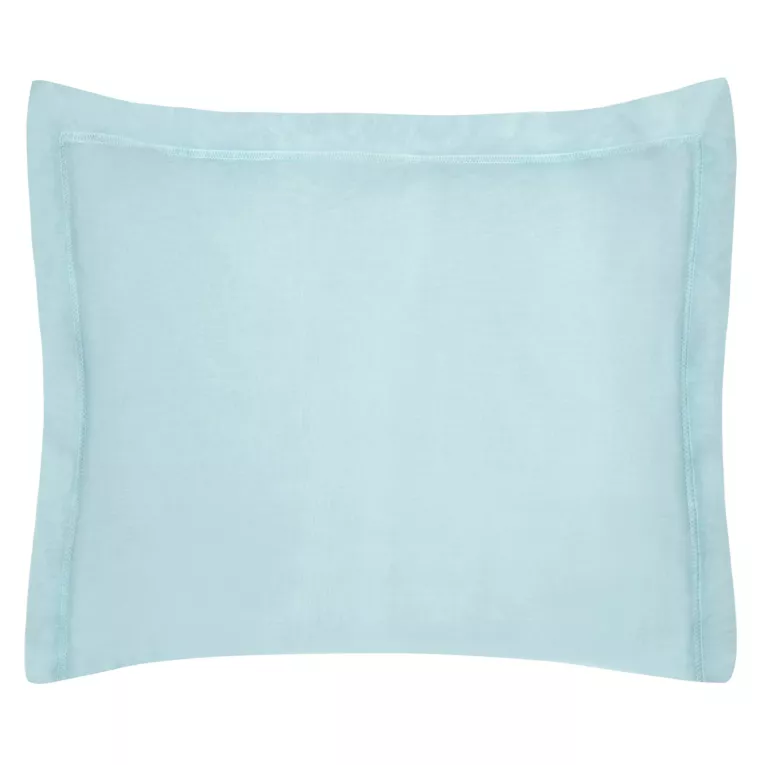 Poszewka na poduszkę 70x90 cm bawełniana z satynowym połyskiem błękitna błękitna NOVA COLOUR Eurofirany