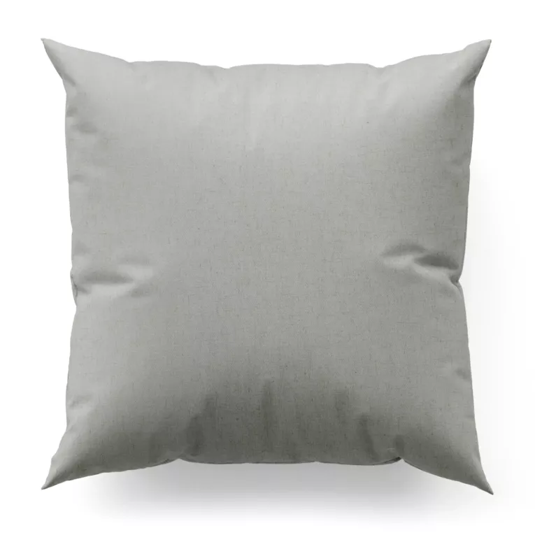 Poszewka na wymiar popielata z tkaniny blackout zaciemniającej w 100% o naturalnej strukturze