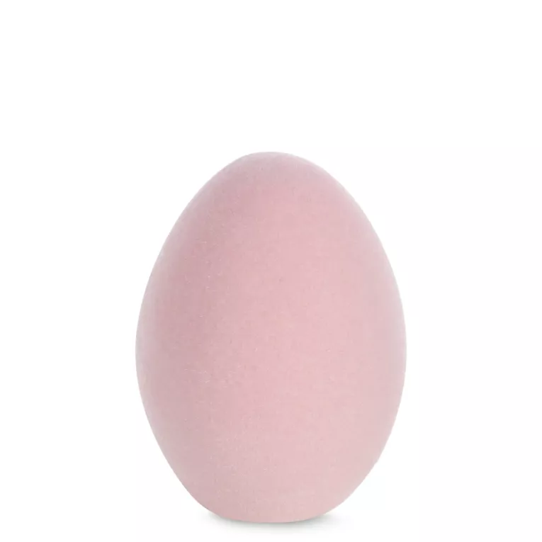 Wielkanocna figurka w kształcie jajka o strukturalnym meszkowym wykończeniu Eurofirany