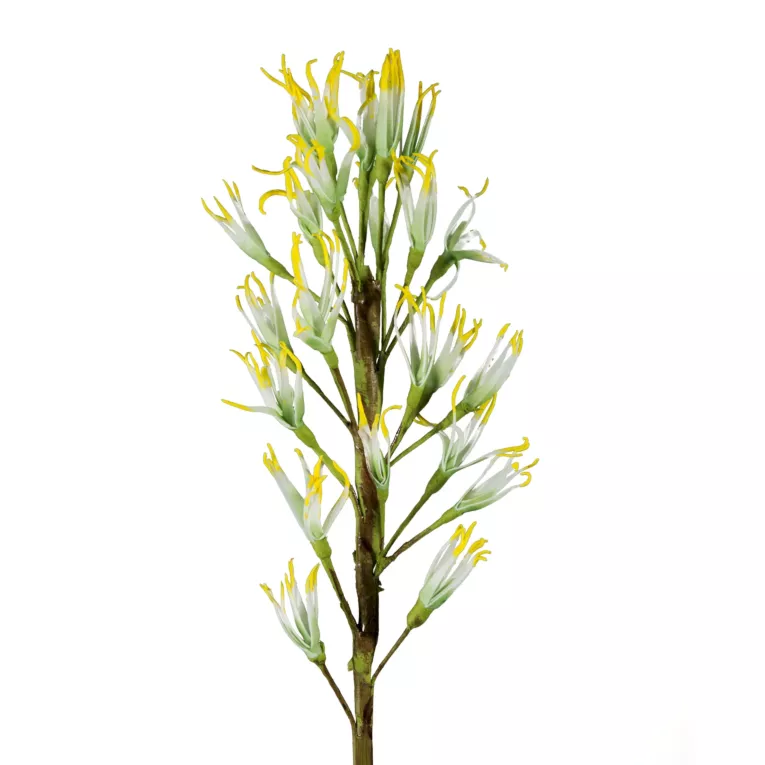 Kwiat sztuczny żółty z plastycznej pianki 70 cm