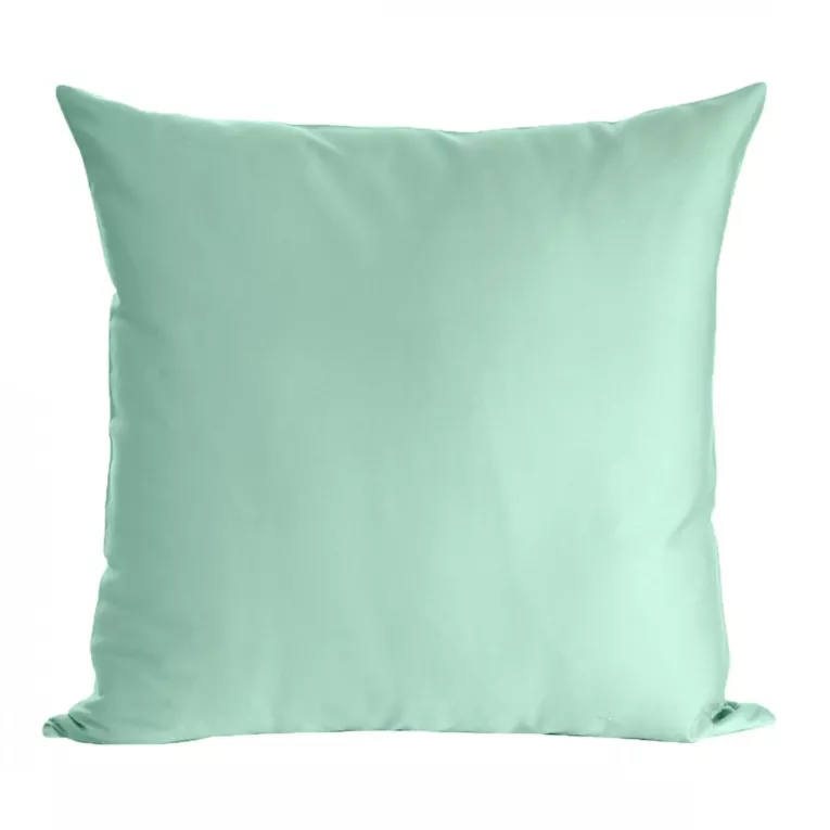 Poszewka na poduszkę 40x40 cm z satyny bawełnianej miętowa NOVA Eurofirany
