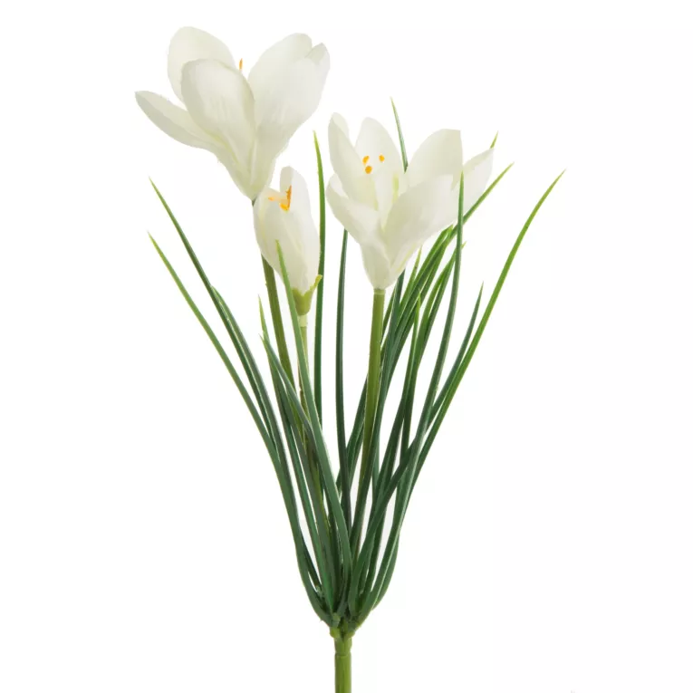 Kwiat sztuczny dekoracyjny KROKUS Eurofirany