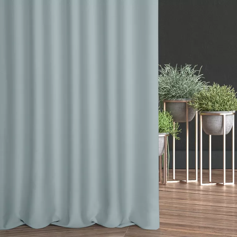 Tkanina zasłonowa zaciemniająca typu dimout półmatowa Eurofirany