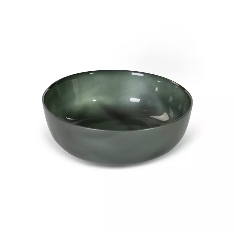 NIKOL misa ze szkła artystycznego zielona 21x7 cm Eurofirany