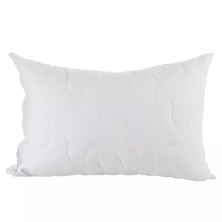 Poduszka 50 x 60 cm biała z naturalnymi włóknami bambusowymi NATURE Eurofirany