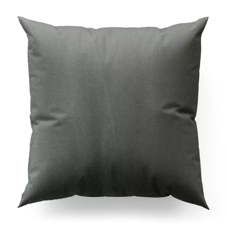 Poszewka szyta stalowa z błyszczącej tkaniny zaciemniającej