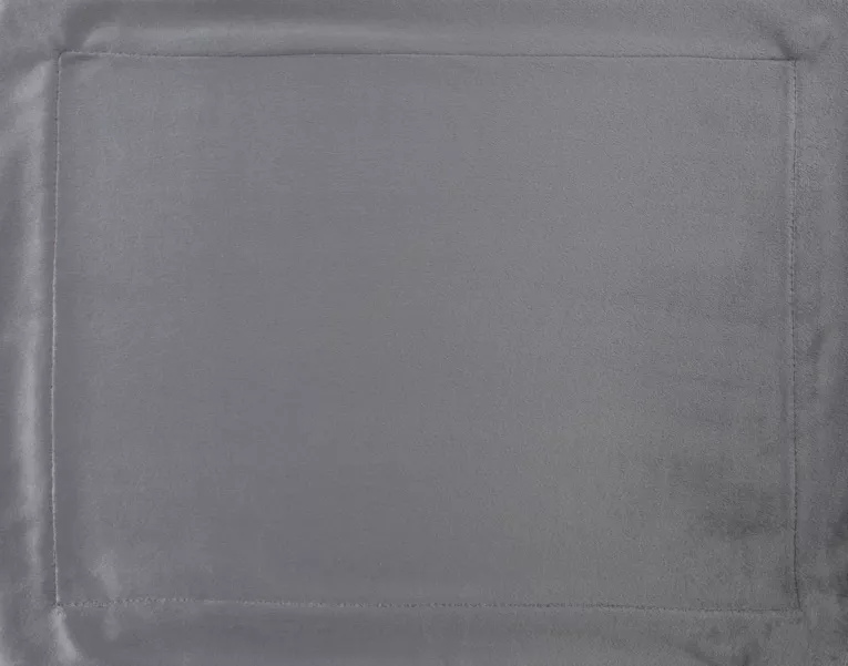 Komplet podkładek 4 szt stalowych welwetowy MELINDA z ozdobną listwą