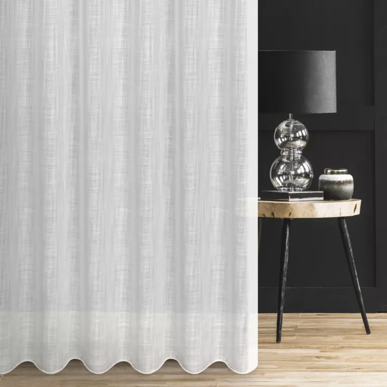 Tkanina firanowa matowa etamina o gęstym splocie ,Eurofirany