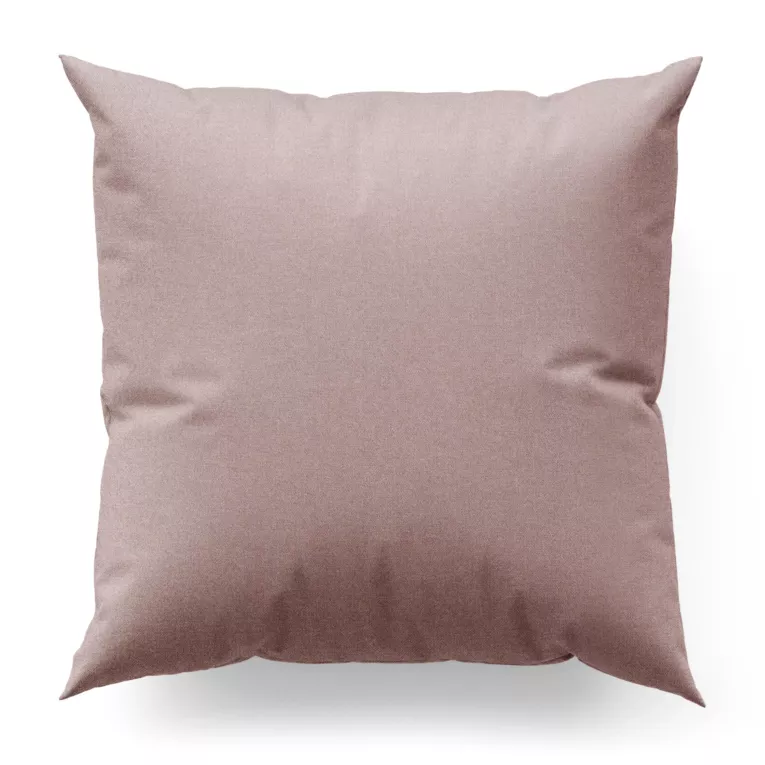 Poszewka na wymiar pudrowo różowa o naturalnym charakterze, z widocznym, ozdobnym splotem