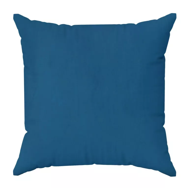 Poszewka szyta ENYA granatowa z miękkiej półmatowej tkaniny welwetowej