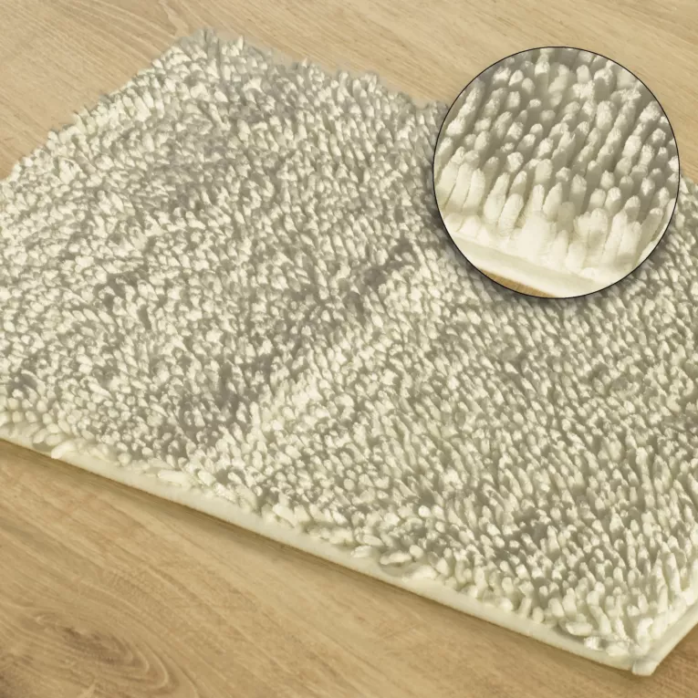 Dywanik łazienkowy kremowy SHAGGY z długim włosiem 60x90 cm Eurofirany