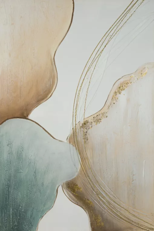 Obraz ręcznie malowany na płótnie wzór abstrakcyjny Eurofirany