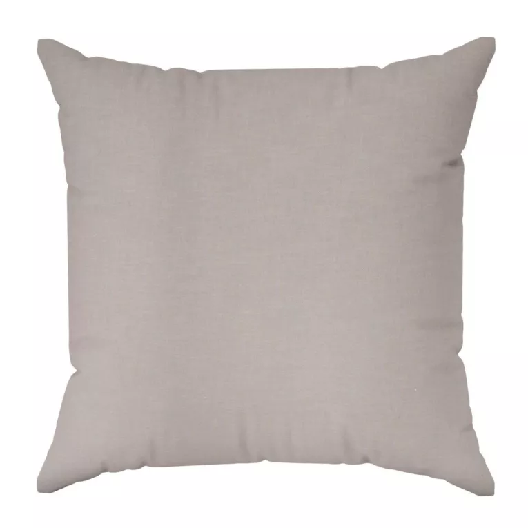 Poszewka szyta jasnobrązowa o naturalnym, gęstym splocie w stylu eko