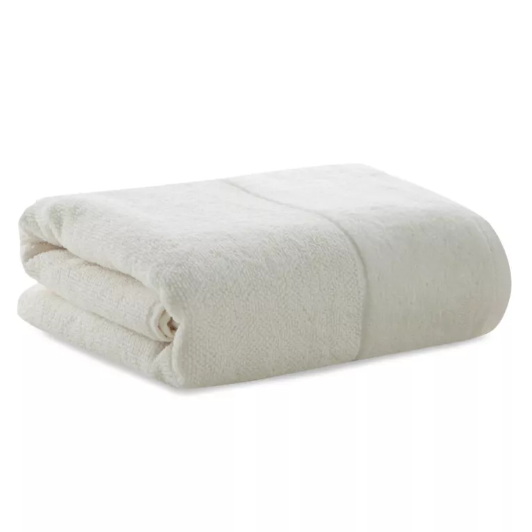 Ręcznik do rąk FERO z welwetową bordiurą kremowy 30x50 cm Eurofirany