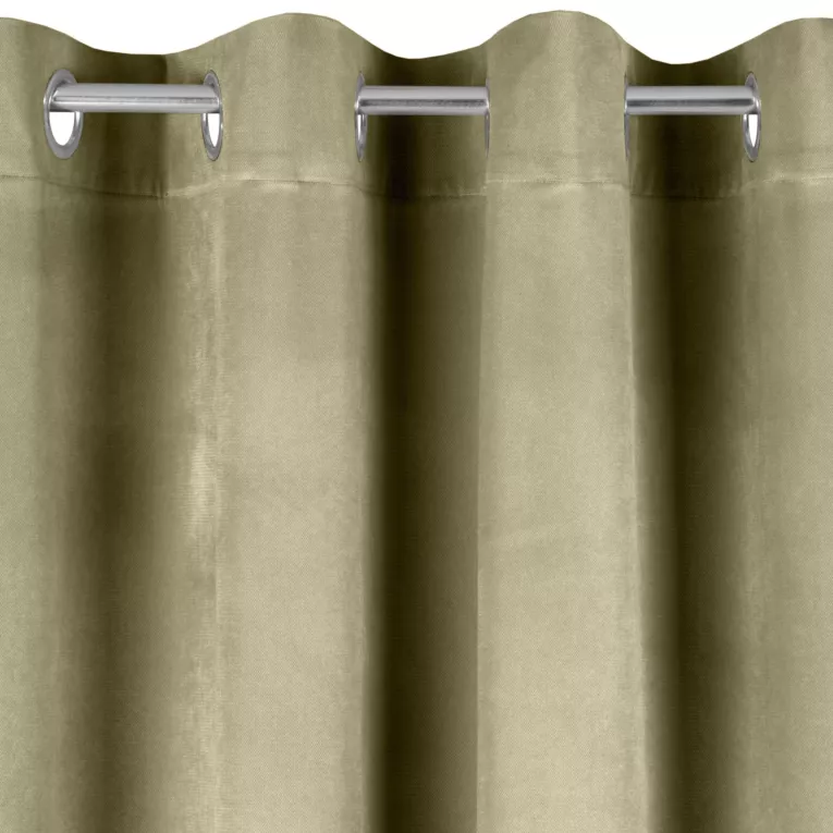 Zasłona oliwkowa na taśmie Aleksja 140 x 270 cm