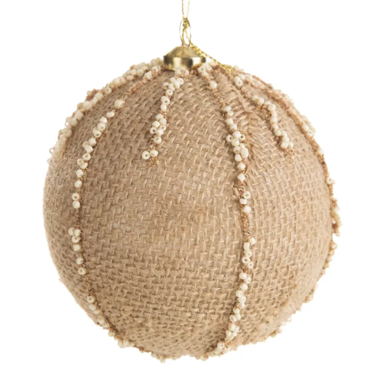 Dekoracyjna bombka choinkowa w stylu eko Eurofirany