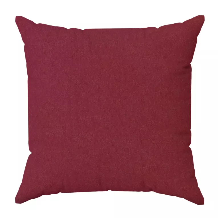 Poszewka szyta LUXOR bordowa z eleganckiej lśniącej tkaniny o drobnym splocie