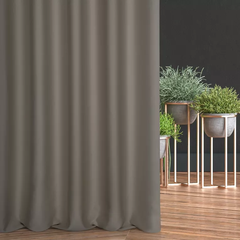 Tkanina zasłonowa zaciemniająca typu dimout półmatowa Eurofirany