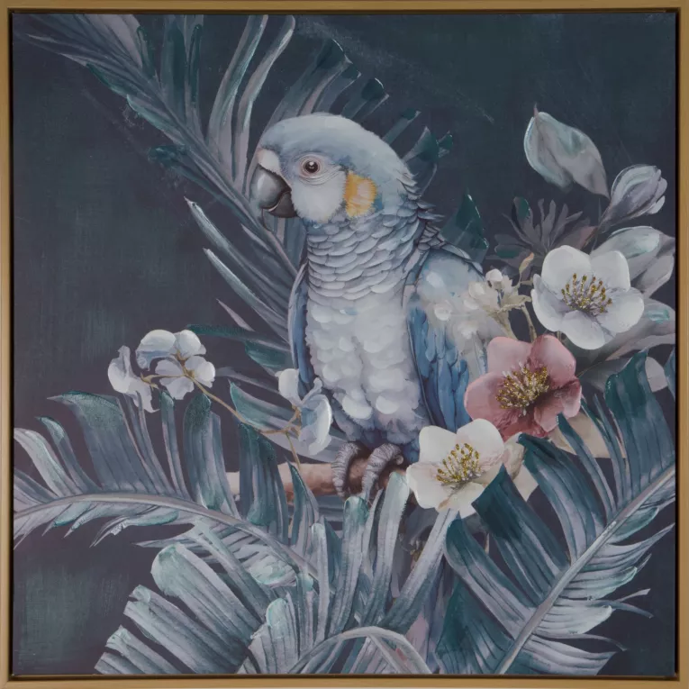 Obraz ręcznie malowany z egzotycznym motywem Eurofirany