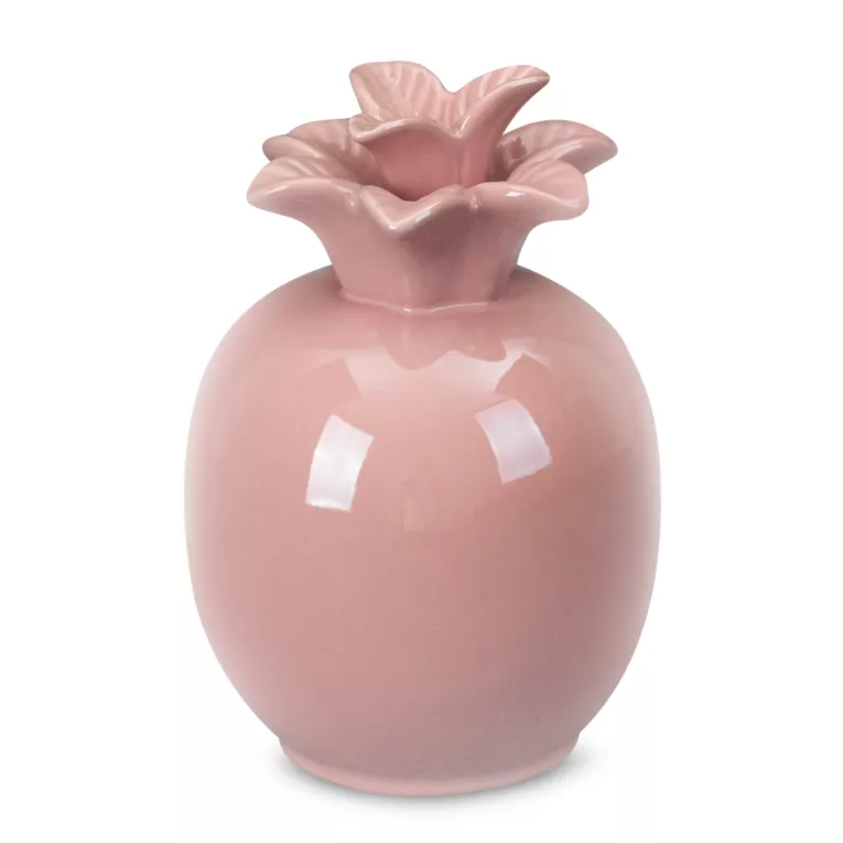 Figurka ceramiczna SIMONA 1 różowy ananas Eurofirany