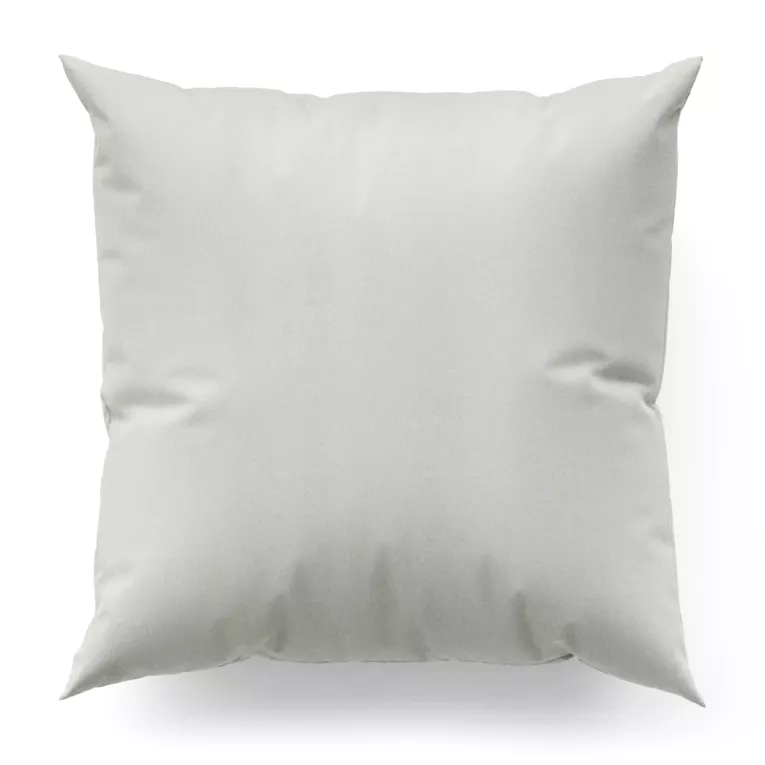 Poszewka na wymiar kremowa o naturalnym charakterze, z widocznym, ozdobnym splotem