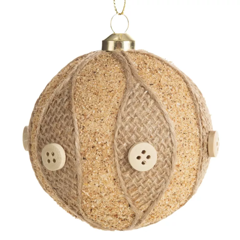 Dekoracyjna bombka choinkowa w stylu boho Eurofirany