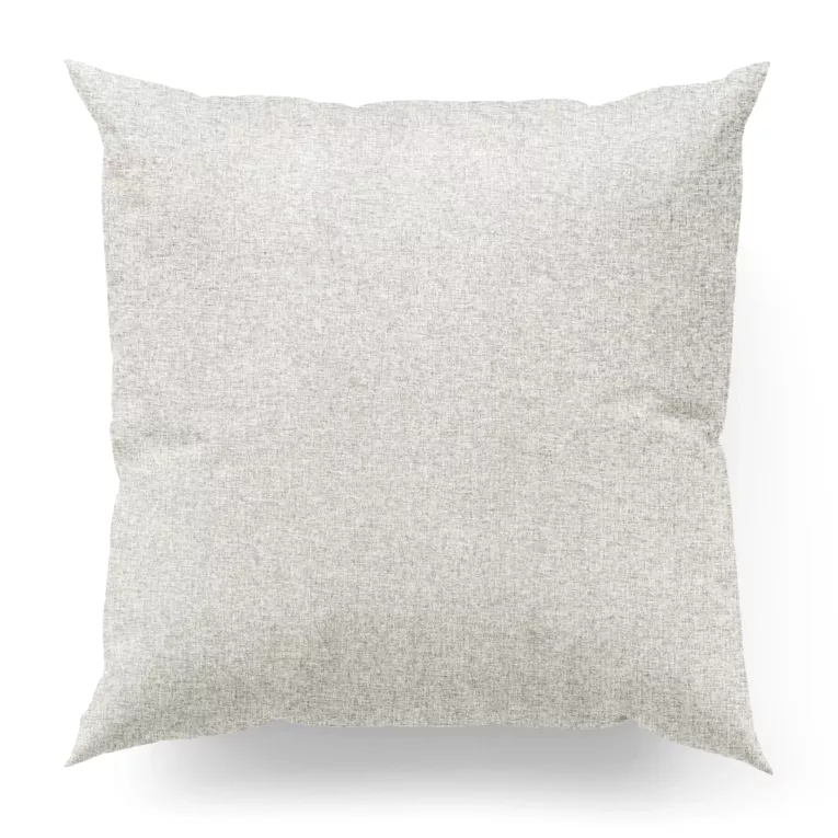 Poszewka szyta beżowa z tkaniny trudnopalnej, zaciemniającej, typu blackout z efektem melanżu